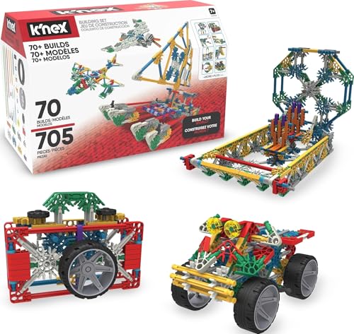 K'NEX - 70 Model Building Set‚ 705 Pieces, STEM Learning, Creative Play Set‚ Ages 7+ - Amazon Exclusive
