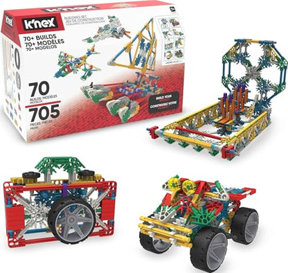 K'NEX - 70 Model Building Set‚ 705 Pieces, STEM Learning, Creative Play Set‚ Ages 7+ - Amazon Exclusive