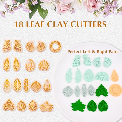 YANSH PROGLOBAL 65 Pcs Flower, Leaf & Animal Polymer Clay Cutters Set