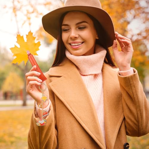 VioraWhite 213 Pcs Fall Theme Lip Gloss Keychain Making Kit - style: Fall Theme