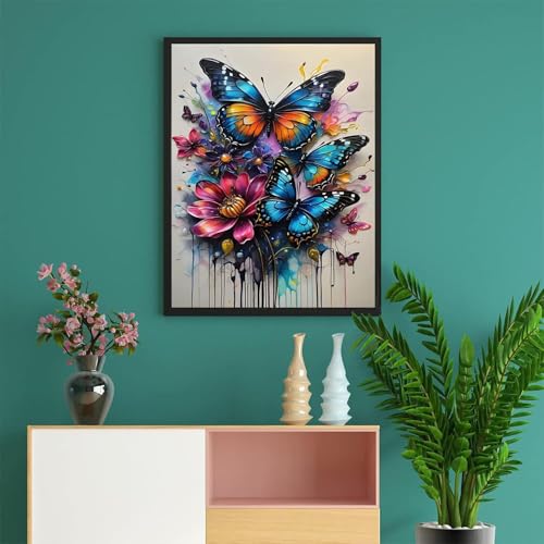 HITO Butterfly Diamond Painting Kits for Adults Butterfly Diamond Art Kits - color: G9462