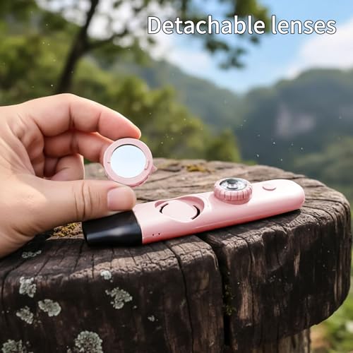 Multifunctional Survival Emergency Whistle for with Compass Hiking Survival, Thermometer & Neck Lanyard | Emergency Safety Gear for Hiking, Camping, Kayaking, Boating, Climbing - color: pink2pcs