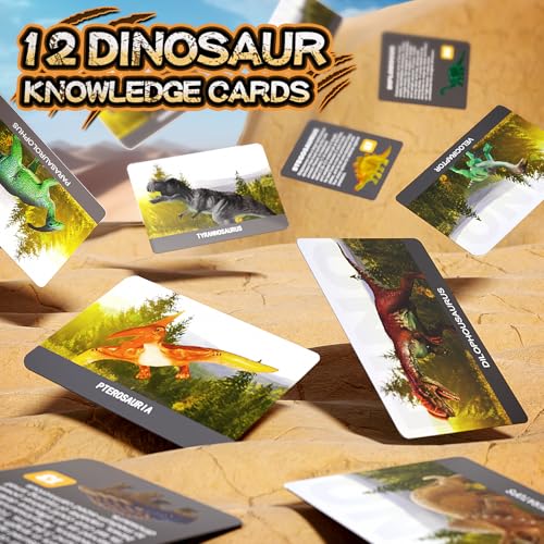 12 Dinosaur Eggs Dig Kit Toys for Kids, Excavation Kit with Magnifier - style: 12 Dinosaur Eggs