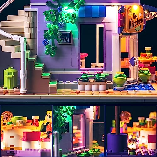 BrickBling LED Light Compatible with Lego Heartlake City Community Kitchen - style: RC Version Light