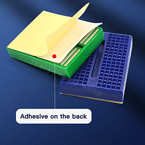 12Pcs Small Solderable Breadboard 170 Tie-Points Mini Breadboard Kit Mini PCB Prototype Solderless Breadboards Bread Boards Circuits Beadboard(Lkelyonewy) (Pack of 3) - size: 1.77"*1.38"*0.36" (Pack of 3)