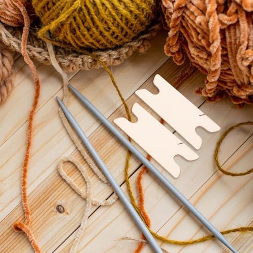 Gogogmee 10 Pcs Wood Weaving Shuttle Sticks Small Weaving Shuttles for Scarf Tapestry Loom Tools & Accessories for DIY Handmade Craft Projects