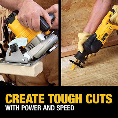 DEWALT 20V MAX Power Tools, 9 Cordless Tool Combo, Impact and Drill Driver, Oscillating Tool, Grinder,Circular and Reciprocating Saw,Right Angle Drill,Speaker,LED Light, 2 Batteries,Charger (DCK940D2) - style: Standard / (2 batts)