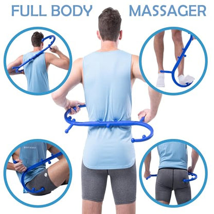 Body Back Buddy Classic Back Massager & Neck Massager for Pain Relief, Blue - color: Blue, size: Classic