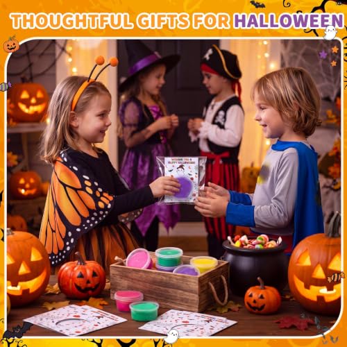 Viorawhite 144 Pcs Happy Halloween Air Dry Clay Kits for Kids - style: Happy Halloween