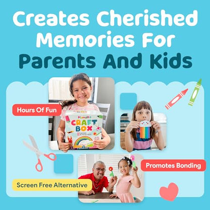 Mumaloo Arts and Crafts Kit for Kids – 10 Projects Ages 4–8 - color: Original