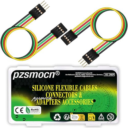 10 Sets / 60 Pcs for Dupont 2.54mm 4-Pin Male-Female Connector Kit - size: 4-Pin, style: Female to Male