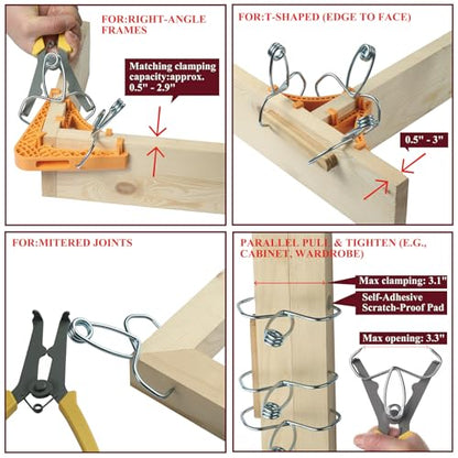 Versatile Corner Clamp Kit for Woodworking