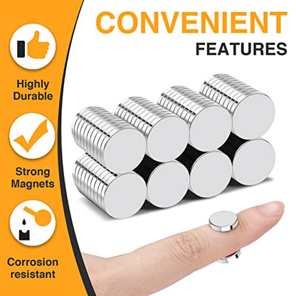 TRYMAG Small Magnets 120Pcs, 10x2mm Mini Neodymium Magnet - size: 10x2mm-120Pcs