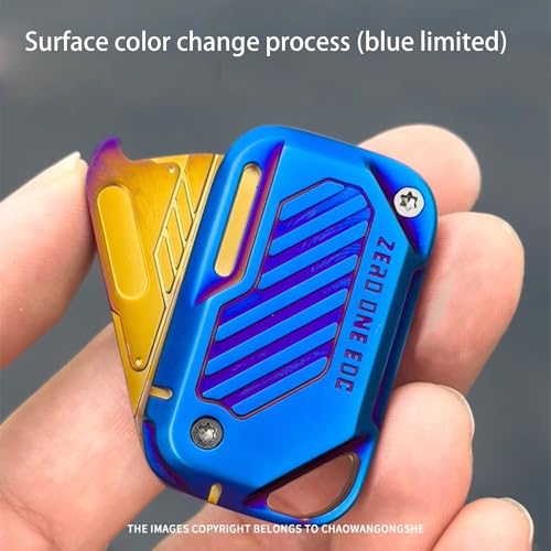 EDC Toy Swing Slider Color Change Limited Metal Fidget Slider Mechanical Paragraph Fidegt Toy for Adult (Purple) - color: Purple