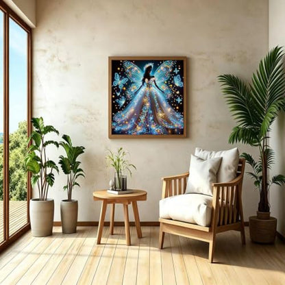 Angel Wings Fairy 5D Diamond Art Painting Kits for Adults 12 x 12 inch - color: SH171