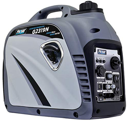 Pulsar 2,300W Portable Gas-Powered Quiet Inverter Generator With USB Outlet & Parallel Capability, Carb Compliant, G2319N - style: 2300 Watts + Gas Only + USB