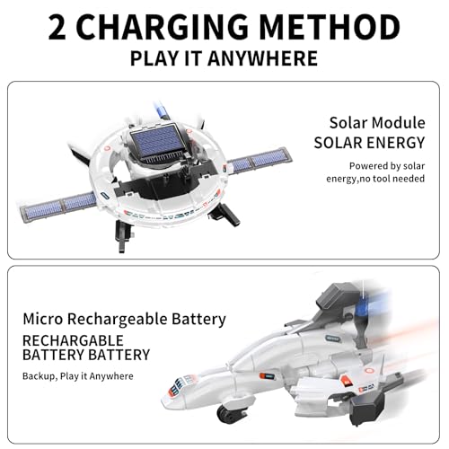 STEM Projects for Kids Ages 8-12, Science Kits for Boys 8-14, 6-in-1 Solar Robot Space Toys Building Science Kits Gifts for 7 8 9 10 11 12 13 Year Old Boys Girls Teen