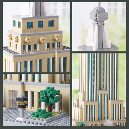 3819PCS New york Empire State Micro Mini Building Blocks toys Sets - color: Tower