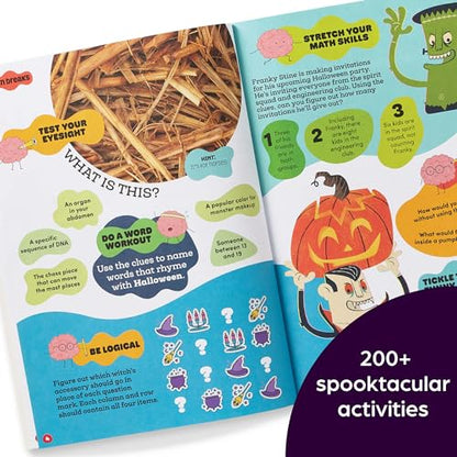 brainPLAY Halloween Puzzles: A Challenging Halloween Activity Book for Kids Ages 7 and Up with Over 200 Puzzles, Logic Games, Mazes and Hidden ... Spook-tacular Fun (brainPLAY Puzzle Books)