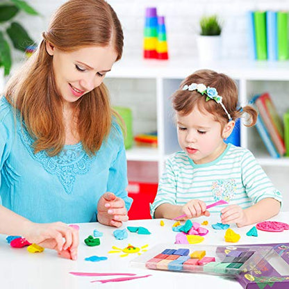CiaraQ Polymer Clay Kit, Mini Modeling Clay Set - color: 24 Colors