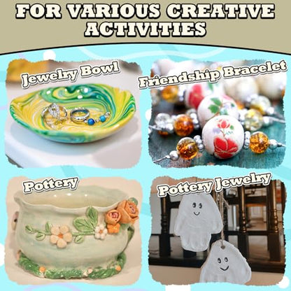 Aujazyble Air Dry Clay - 3.3lbs Yellow Natural Pottery Clay for Kids - color: Yellow