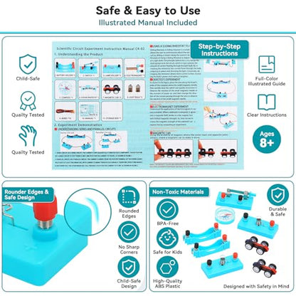 27PCS Magnet Science Kit for Kids Ages 8-16, Physics & Electricity - size: 27PCS