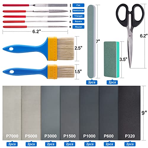 LET'S RESIN Resin Polishing Kit, 33-Piece Sanding and Finishing Tools - size: Resin Polishing Kit