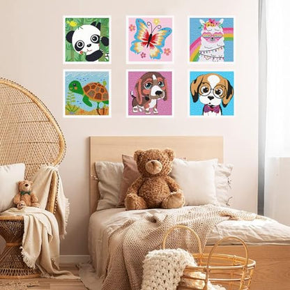 Diamond Art Kits for Kids, Animals Diamond Painting Kit for Kids Teens - color: DPKK-11