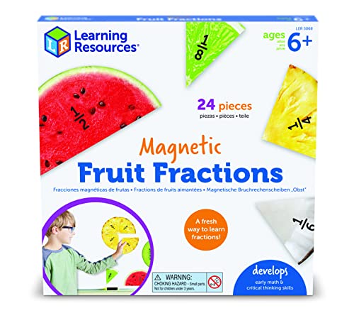 Learning Resources Magnetic Fruit Fractions