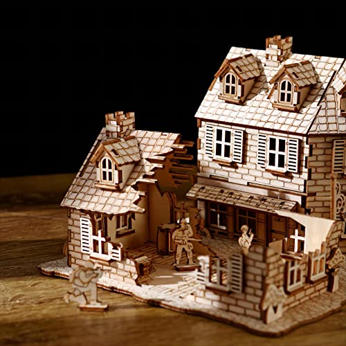 3D Wooden Puzzles War Zone 1942: Lane Warfare Model Kits, Brainteaser and Puzzle for Christmas/Birthday,Gifts for Adults and Teens to Build Combination - style: War Zone