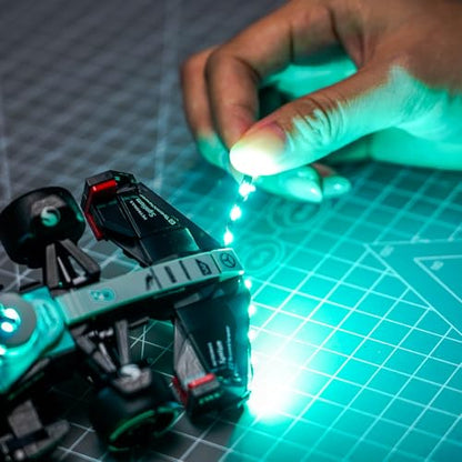 Upgraded Led Light Kit Compatible with LEGO Mercedes-AMG F1 W15 Race Car Building Set, Lights Decoration Compatible with LEGO 77244 (Model Not Included) - style: Classic Version 77244