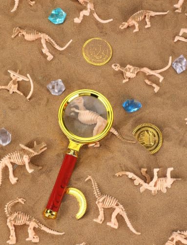 HFKPJRT 30 Pcs Large Dinosaur Bones for Sandbox, Dinosaur Fossil Skeleton