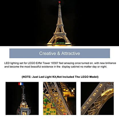 BrickBling LED Light for Lego 10307 Eiffel Tower Model Building Kit; Creative Lights for Lego Eiffel Tower (Bricks Not Included) - style: Classic Version Light