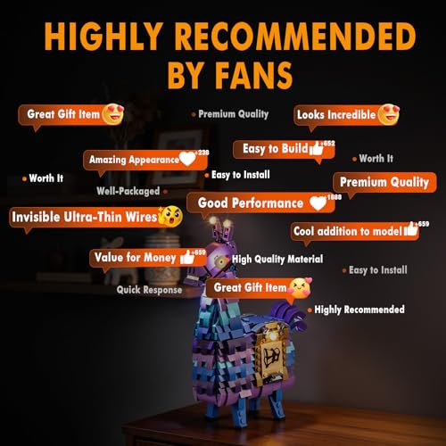 Vaodest Led Light for Lego 77071 Fortnite Supply Llama Blocks Model,Design and Configuration Compatible with Model 77071(Led Light Only, Not Building Block Kit) - style: 77071 Fortnite Supply Llama Set