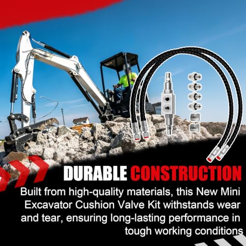 Mini Excavator Cushion Valve Kit Fit for Hydraulic Swivel Motor