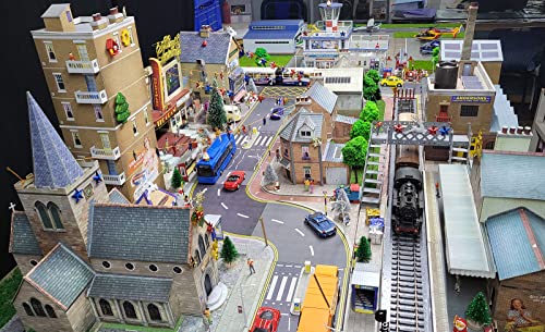 The CityBuilder Row House Cardboard Model Making Kit - O Scale Model Railroad Building
