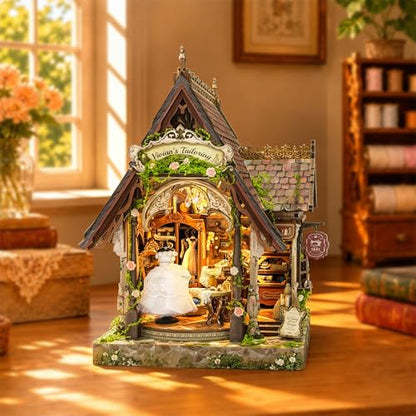 Romantic Miniature Dream Dress Studio Book Nook - color: Dream Dress Studio