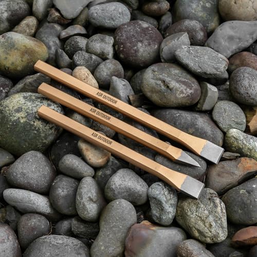 ASR Outdoor 40pc Beginner Geology Rockhounding Equipment Kit for Gems, Geodes and Fossil Hunting - size: Basic 40pc