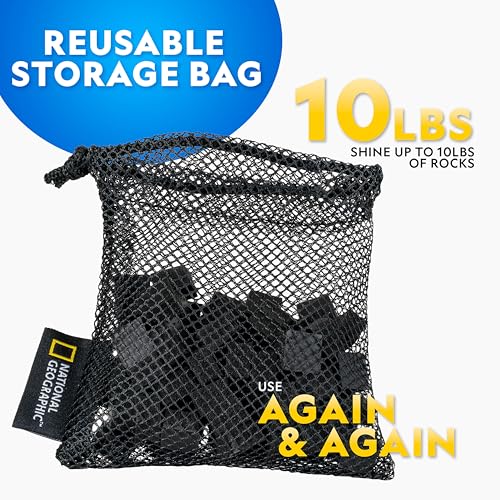 National Geographic GemFoam Reusable Rock Polisher for Rock Tumblers - style: New Polishing Foam