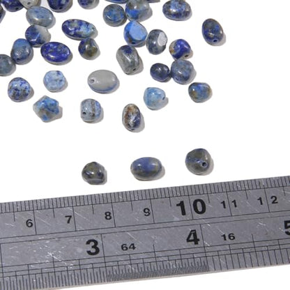 BEADIA Natural Irregular Freeform Lapis Lazuli Stone Beads for DIY Jewelry Making 5-8mm 38cm - color: Lapis Lazuli