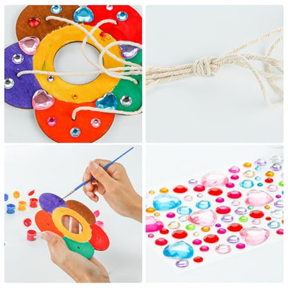DIY Wooden Bird Feeders Craft Kits, Arts & Craft Outdoor Toys for Kids 4-12