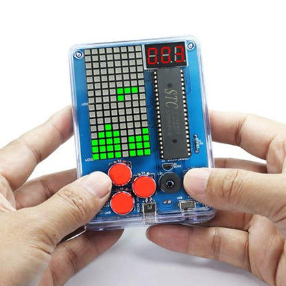 Gikfun STEM DIY Retro Game Console Soldering Kit, Learn Electronics Circuit Building with 4 Arcade Games, Educational Science Project for Adult & School Training EK1999