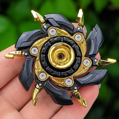 T-Conceal EDC Fidget Slider Spinning Stress Relief Adults Magnet Metal Toys - color: Black Gold