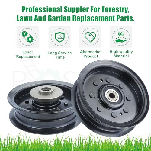 532196104 Husqvarna Idler Pulley for 54" Z254F RZ5424 Mower Decks - color: T8 1x196104