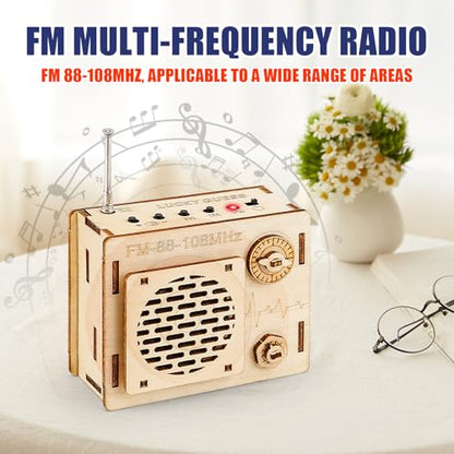 LUCKY GUESS DIY Radio Kit FM 88-108 MHz STEM Electronics Set for Kids - style: DIY Radio Toy Set