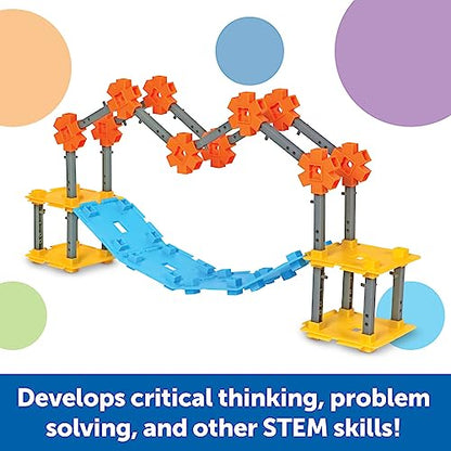 Learning Resources STEM Explorers Bridge Builders - Building Science Toys, Fine Motor Skills, Toddler Explorer Kit, Gifts for Boys and Girls