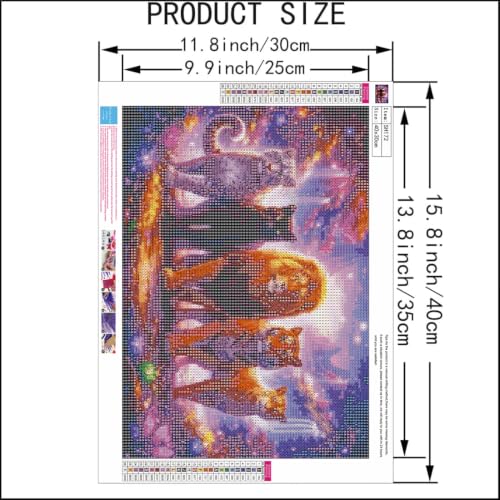 Lion 5D Diamond Art Painting Kits for Adults,Beginner Painting 16 x 12 inch - color: SH172
