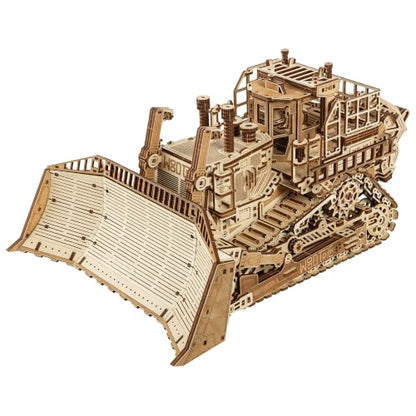Wood Trick Terrain Titan Bulldozer 3D Wooden Puzzles for Adults to Build