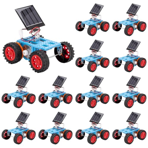 Soulchen 12 Pack Stem Kits for Kids Bulk Stem Solar Robot Kit, Age 12-14