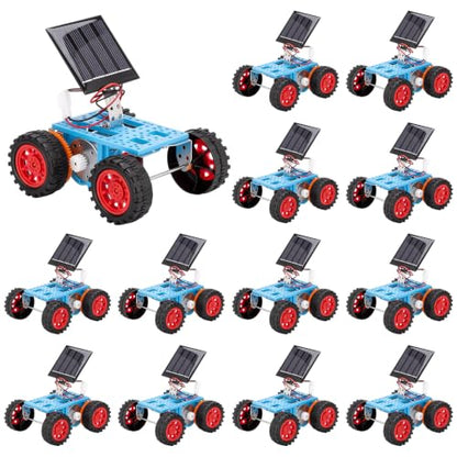 Soulchen 12 Pack Stem Kits for Kids Bulk Stem Solar Robot Kit, Age 12-14